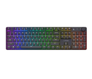 Klawiatura Trust GXT 868 Torix bezprzewodowa RGB z niskim profilem