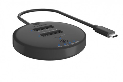 IcyBox Stacja klonująca 2x NVMe M.2 IB-1612MCL-C31 wydajna do SSD