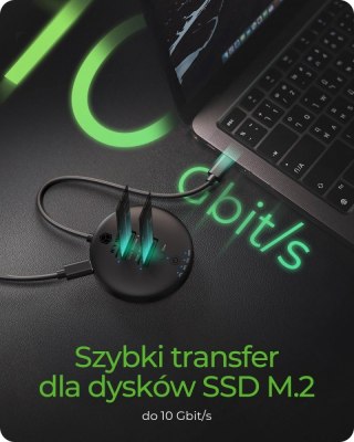 IcyBox Stacja klonująca 2x NVMe M.2 IB-1612MCL-C31 wydajna do SSD