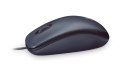 Mysz Logitech M90 przewodowa czarna z optycznym śledzeniem 1000 dpi