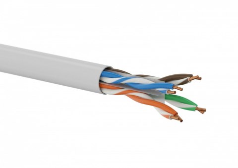 Kabel teleinformatyczny Q-LANTEC U/UTP CAT 6 PVC 100% Miedź 305m