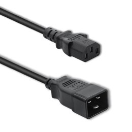 Kabel zasilający Qoltec C20/C13 1.2m profesjonalny do UPS