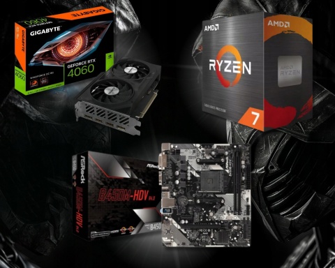 BSG Raptor V12 AMD Ryzen 7 NVIDIA GeForce RTX 4060 32GB DDR4 1000GB SSD Windows 11 Pro