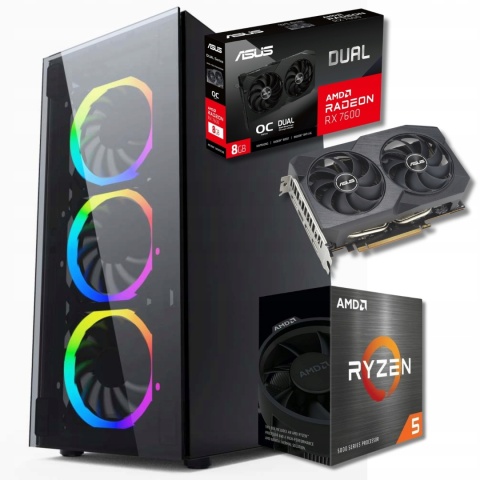 BSG Raptor V15 AMD Ryzen 5 AMD Radeon RX 7600 32GB DDR4 1000GB SSD Windows 11 Pro