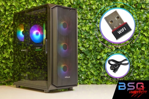 BSG Raptor V22 Intel Core i5 NVIDIA RTX 5060 32GB DDR4 1000GB SSD Windows 11 Pro