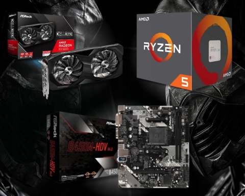 BSG Striker V6 AMD Ryzen 5 AMD Radeon RX 6600 16GB DDR4 1000GB SSD Windows 11 Pro