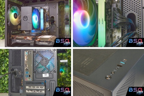 BSG Striker V8 AMD Ryzen 5 AMD Radeon RX 6600 16GB DDR4 512GB SSD Windows 11 Pro