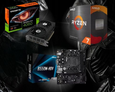 BSG Raptor V2 AMD Ryzen 7 NVIDIA GeForce RTX 4060 32GB DDR4 512GB SSD Windows 11 Pro