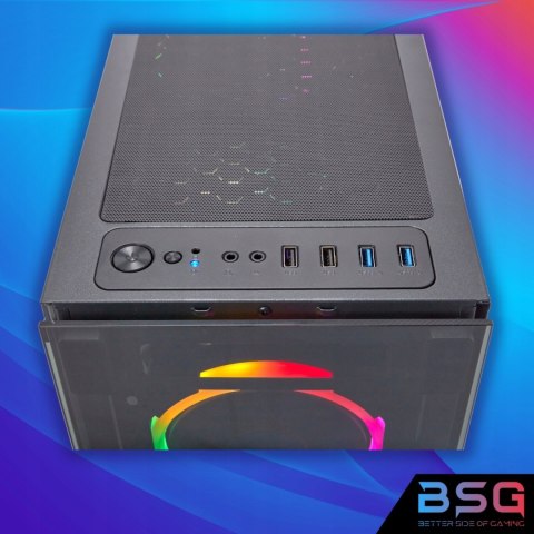 BSG Striker V6 AMD Ryzen 5 AMD Radeon RX 6600 32GB DDR4 2000GB SSD Windows 11 Pro