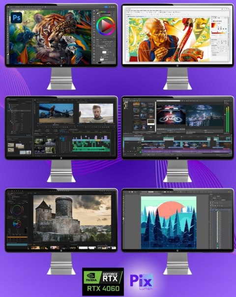 Pix Lumen V3 Intel Core i7 NVIDIA GeForce RTX 4060 64GB DDR4 512GB SSD Windows 11 Pro