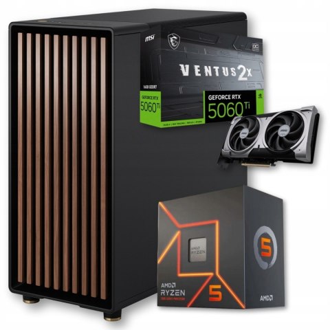 BSG Raptor V19 AMD Ryzen 5 NVIDIA RTX 5060TI 64GB DDR5 1000GB SSD Windows 11 Pro