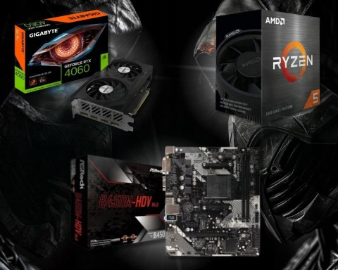 BSG Raptor V20 AMD Ryzen 5 NVIDIA GeForce RTX 4060 64GB DDR4 1000GB SSD Windows 11 Pro