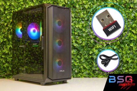 BSG Raptor V22 Intel Core i5 NVIDIA RTX 5060 16GB DDR4 512GB SSD Windows 11 Pro