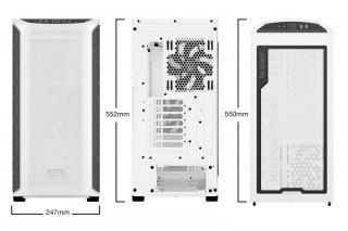 Obudowa Be quiet! Shadow Base 800 DX White ARGB bezgłośna full-tower