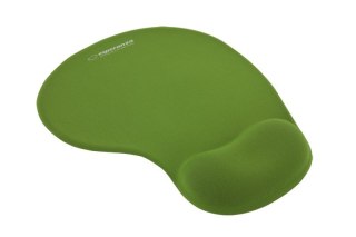 Podkładka pod mysz żelowa Esperanza EA137G zielona ergonomiczna biurowa