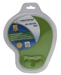 Podkładka pod mysz żelowa Esperanza EA137G zielona ergonomiczna biurowa