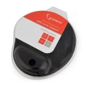 Gembird Podkładka pod mysz żelowa czarna z ergonomicznym podpórką