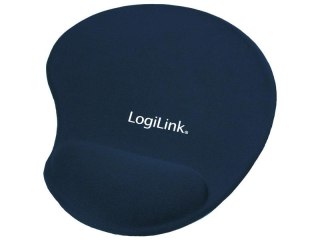LogiLink podkładka pod mysz żelowa niebieska ergonomiczna do biura