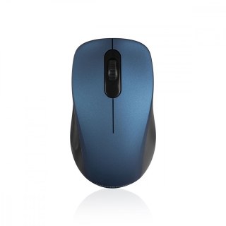 Mysz optyczna MODECOM MC-WM10S bezprzewodowa niebieska ergonomiczna cicha