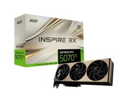 MSI GeForce RTX 5070 Ti 16G INSPIRE 3X OC PLUS GDDR7 256bit wydajna karta graficzna