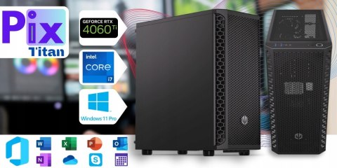 Pix Titan V2 Intel Core i7 NVIDIA GeForce RTX 4060Ti 16GB DDR4 256GB SSD Windows 11 Pro