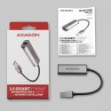 Karta sieciowa AXAGON ADE-25R 2.5 Gigabit Ethernet USB-A 3.2 szara
