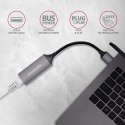 AXAGON ADE-TR Karta sieciowa Gigabit Ethernet USB-A 3.2 Gen 1 metalowa szarość