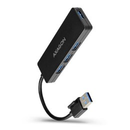 Hub AXAGON HUE-G1A 4-portowy USB 3.2 Slim z kablem 14cm