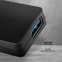 Hub AXAGON HUE-G1A 4-portowy USB 3.2 Slim z kablem 14cm