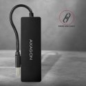 Hub AXAGON HUE-G1A 4-portowy USB 3.2 Slim z kablem 14cm