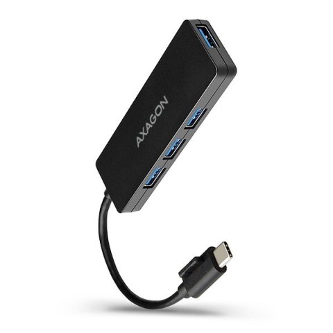 Hub AXAGON HUE-G1C 4-portowy USB 3.2 Gen 1 Slim Type-C 14cm