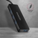 Hub AXAGON HUE-G1C 4-portowy USB 3.2 Gen 1 Slim Type-C 14cm