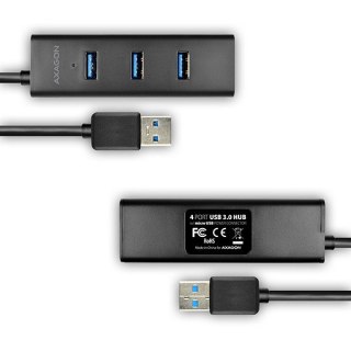 Hub AXAGON HUE-S2B 4-portowy USB 3.2 Gen 1 z ładowaniem 2A