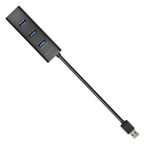Hub AXAGON HUE-S2B 4-portowy USB 3.2 Gen 1 z ładowaniem 2A