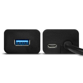 AXAGON HUE-S2BL Hub 4-portowy USB 3.2 Gen 1 zasilanie 1.2m