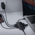 AUKEY CB-C71 aluminiowy HUB USB-C 8w1 z HDMI 4K i Ethernet