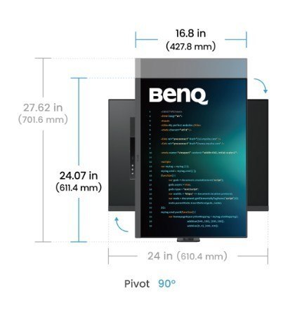 Monitor Benq RD280UA 28 cali 4K IPS programistyczny 5ms matowy