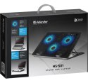 Podstawka chłodząca Defender NS-501 metalowa 15.6-17 z wentylatorami USB