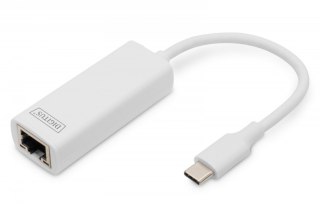 Digitus Karta sieciowa USB 3.0 Type C Gigabit Ethernet szybka 10/100/1000 Mbps