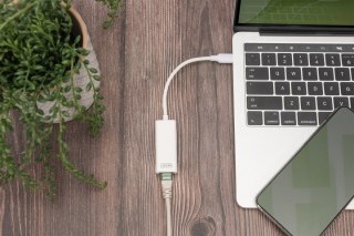 Digitus Karta sieciowa USB 3.0 Type C Gigabit Ethernet szybka 10/100/1000 Mbps