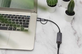 Karta sieciowa Digitus USB 3.1 Typ C i USB A Gigabit Ethernet 2.5Gbps
