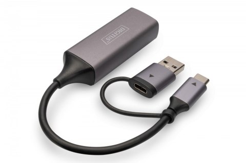 Karta sieciowa Digitus USB 3.1 Typ C i USB A Gigabit Ethernet 2.5Gbps