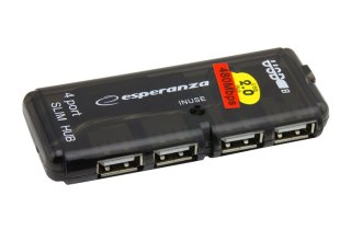 HUB Esperanza 4 porty USB 2.0 kompaktowy pasywny rozdzielacz
