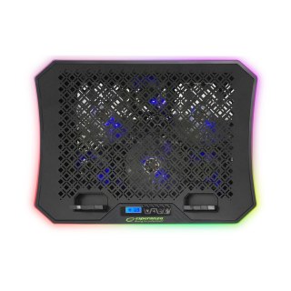 Podstawka chłodząca Esperanza Galerne RGB z wentylatorami do 19 notebooków