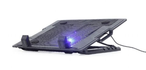 Podstawka pod laptop 17 Gembird z wentylatorem regulowana