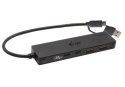Hub I-tec USB-A/USB-C metalowy 4-portowy z szybkim transferem 10 Gbps