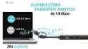 Hub I-tec USB-A/USB-C metalowy 4-portowy z szybkim transferem 10 Gbps