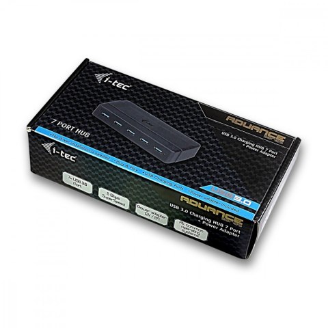 I-tec USB 3.0 Charging HUB 7 port z zasilaczem do ładowania