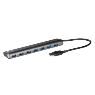 I-tec USB 3.0 Metal HUB 7 portów zasilanie i ładowanie