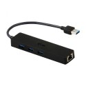 I-tec USB 3.0 Slim HUB 3 Port Gigabit Ethernet wydajny